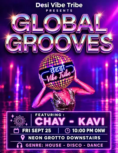 Global Grooves- House and Disco Dance Party - Neon Grotto - 9/25