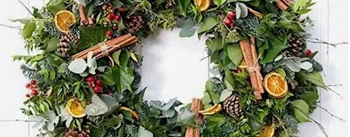 Beautiful Christmas Wreath Workshop Afternoon