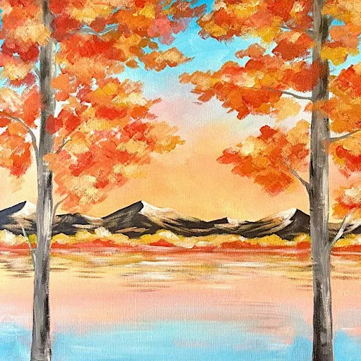 Sip & Paint at the Tobacco Factory, Bristol - "Golden Hour"