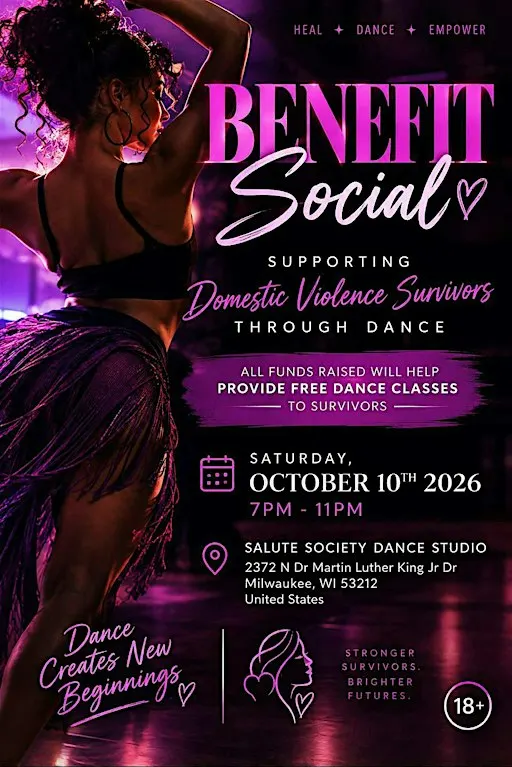 Latin Benefit Social - Supporting DV Survivors Dance Scholarships