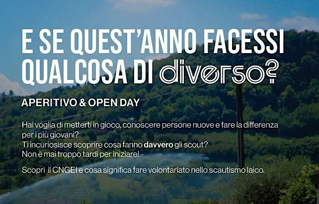 Aperitivo e open day per volontari SCOUT