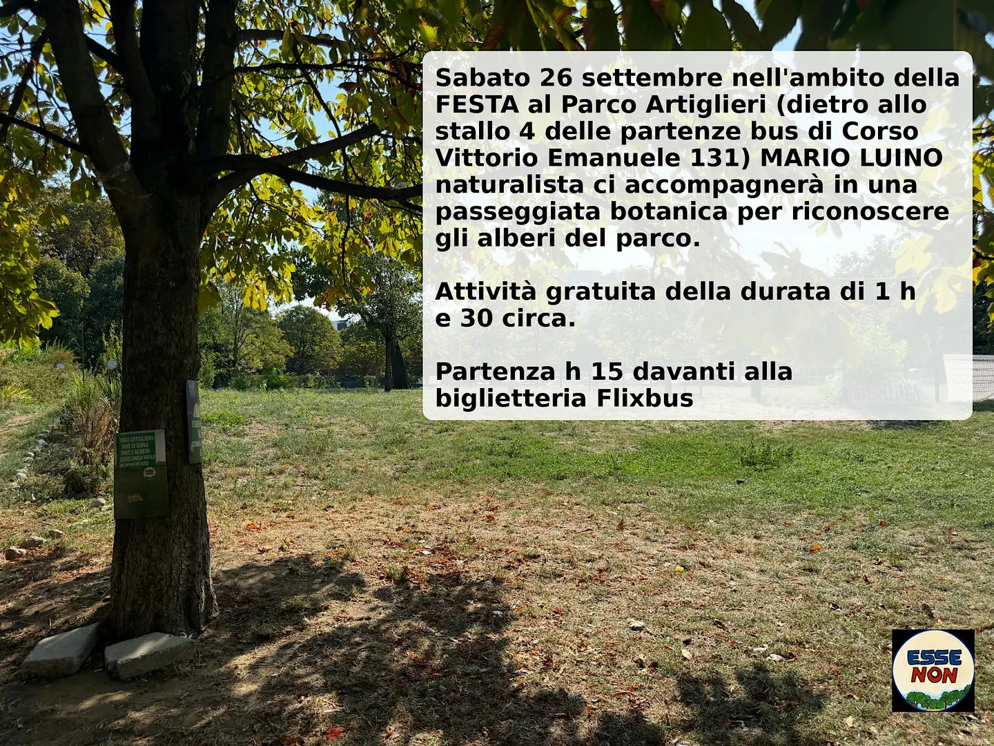 Passeggiata botanica gratuita