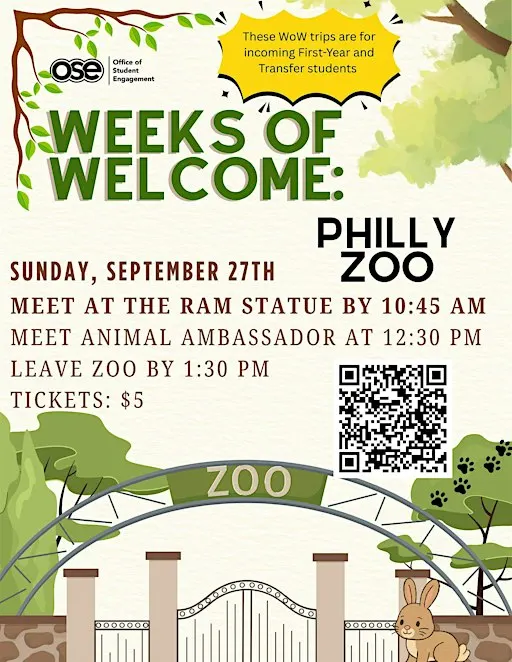 Weeks of Welcome: Philly Zoo 9/27