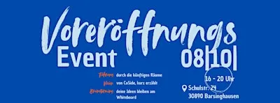 Voreröffnungs-Event – CoSide, Barsinghausen