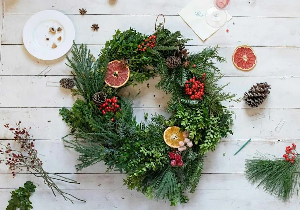 Bloomhaven Wreath Making Class at Hidden House