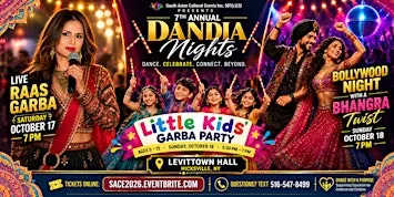 7th Annual Dandia Nights | Dandia • Raas Garba • Bollywood • Bhangra