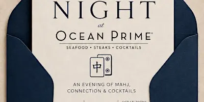 Mahjong Night at Ocean Prime