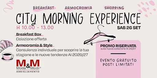 CITY MORNING EXPERIENCE: