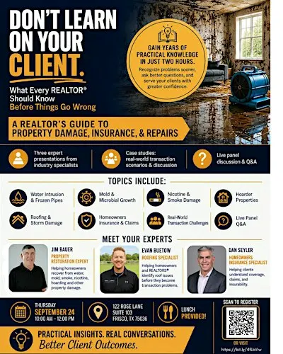 A REALTOR'S Guide to Property Damage, Insurance & Repairs