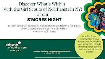 S'mores Party Hosted by Girl Scouts of Northeastern New York