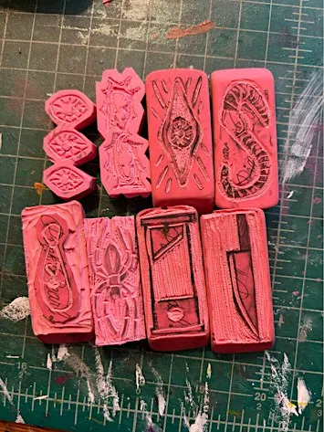 Linocut Block Printing & Patch Making Workshop with Mister Rigormortis
