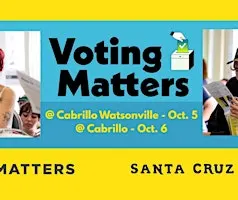 Voting Matters @ Cabrillo Watsonville & Cabrillo
