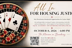 All In for Housing Justice: A Casino Night Fundraiser for WRO