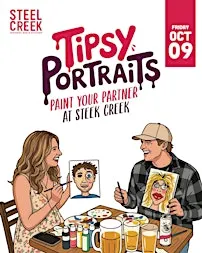 Tipsy Portraits - Paint your partner at Steel Creek