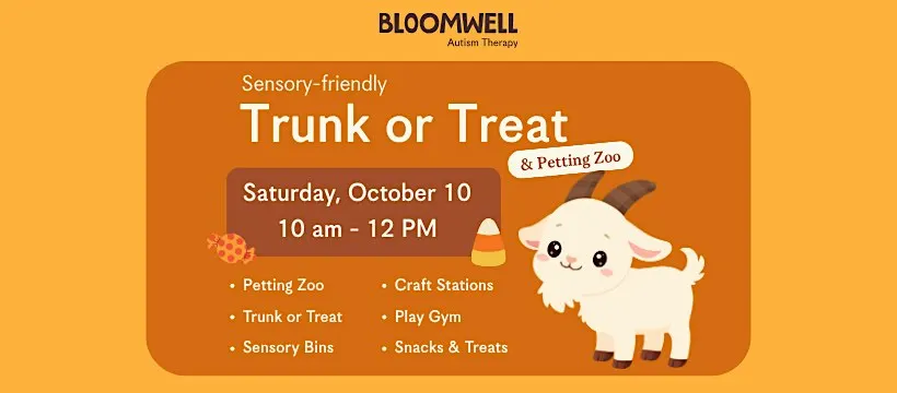 Sensory-Friendly Fall Festival & Petting Zoo + Trunk or Treat!