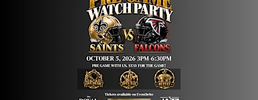 Saints v Falcons Pre-Game Party