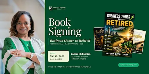 Business Owner to Retired - Book Signing