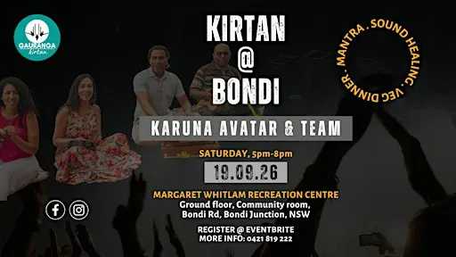 Kirtan, Sound healing @ Bondi
