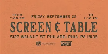 Screen & Table: A Screening of Fletcher Street