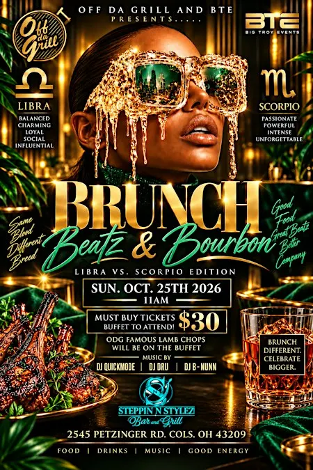 Brunch Beatz & Bourbon Libra vs. Scorpio Edition
