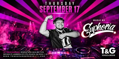 Tongue and Groove THRSDY w/ DJ EUPHORIA+ Eduardo Franco - Perreologia