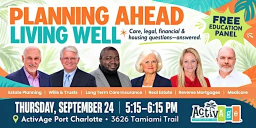 Long Term Care, Legal & Financial Experts — Free Education Panel