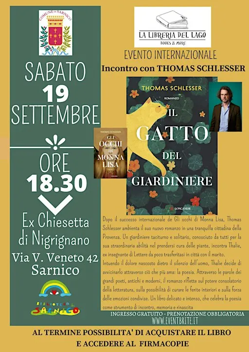 "Il gatto del giardiniere" con Thomas Schlesser