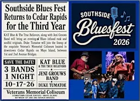 BE THERE!! The 3rd Annual SouthSide Blues Fest! JENI GROUWS Returns to CR