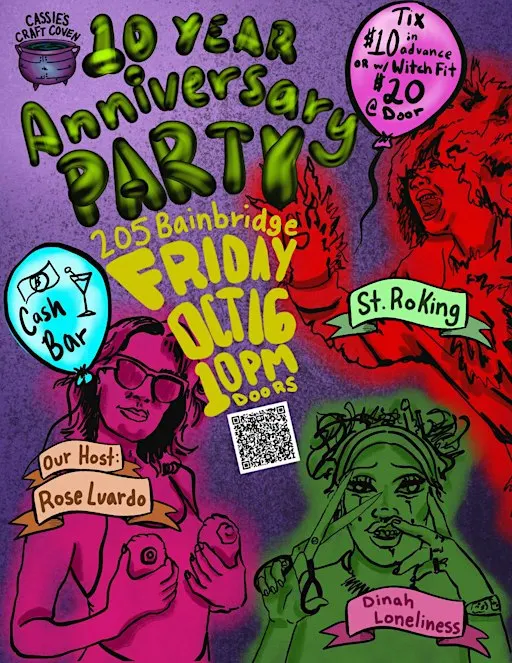 Craft Coven 10 Year Anniversary Party