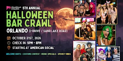 Halloween Bar Crawl 10/31 - ORLANDO (International Drive / Sand Lake Road)