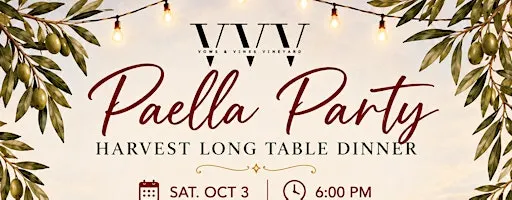 Paella Party Harvest Long Table Dinner