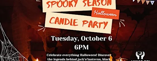 Spooky Season Candle Pour Party
