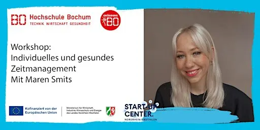 Workshop: Zeitmanagement für Studierende, angehende Gründer*innen und