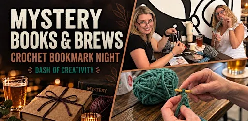 Mystery Books & Brews: Crochet Bookmark Night at Sacred Profane Brewery