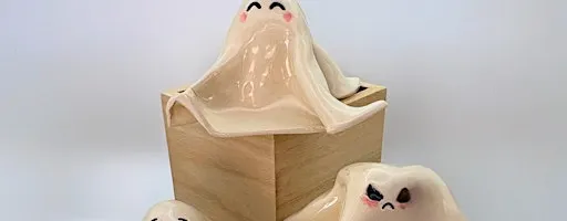 Make Your Own Ghost! Halloween Pottery Workshop 25th October