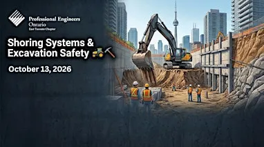 PEO East Toronto Technical Seminar - Shoring Systems & Excavation Safety