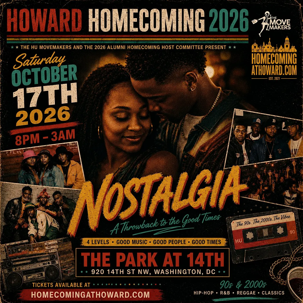 4th Annual Nostalgia Saturday Day + Night Howard vs SpelHouse Homecoming