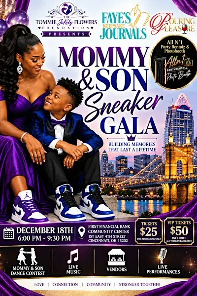 Tommie JaKoby Flowers Foundation Presents Mommy & Son Sneaker Gala