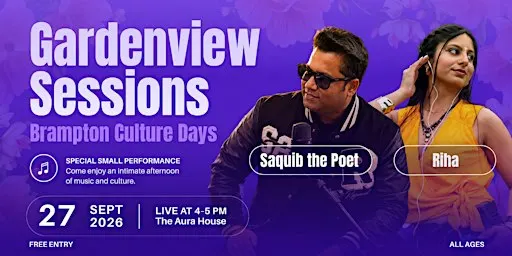 Gardenview Sessions x Brampton Culture Days (Carnatic Performance)