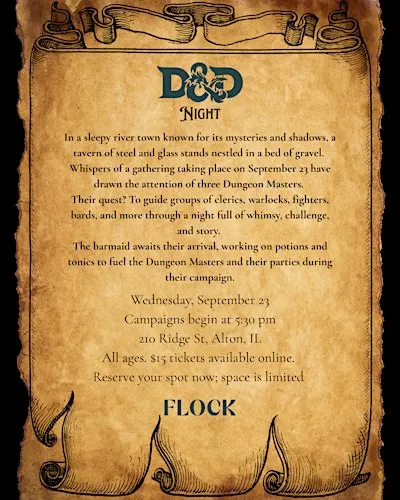 D&D Night at FLOCK Food Truck Park & Bar