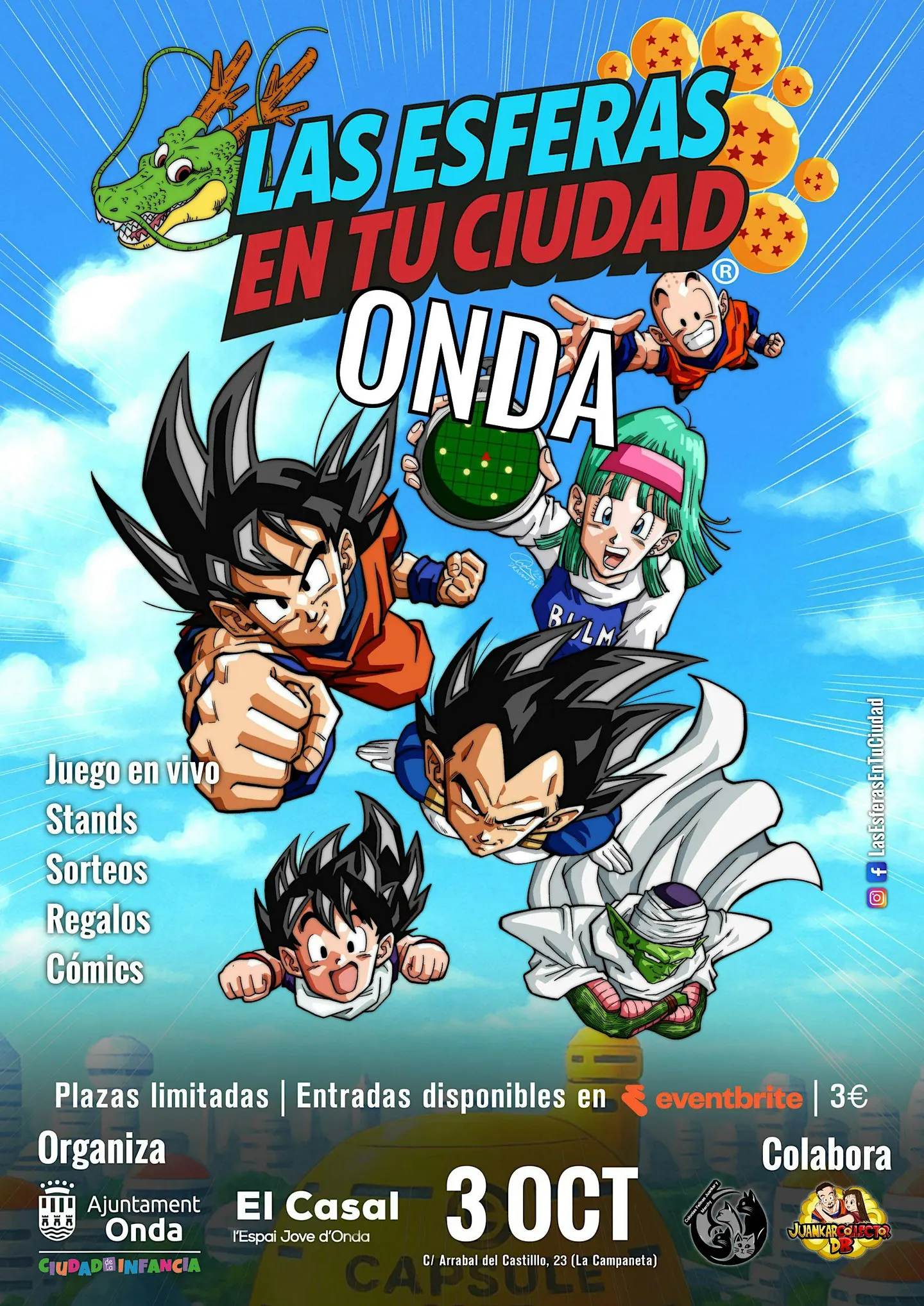 LAS ESFERAS EN TU CIUDAD ONDA