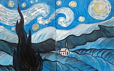 Paint Night - Beginners welcome ! Van Gogh inspired Paint n' Sip