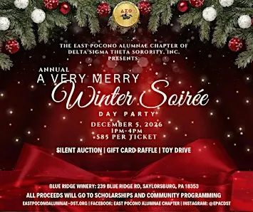 East Pocono Alumnae Chapter Presents: A Very Merry Winter Soirée Day Party