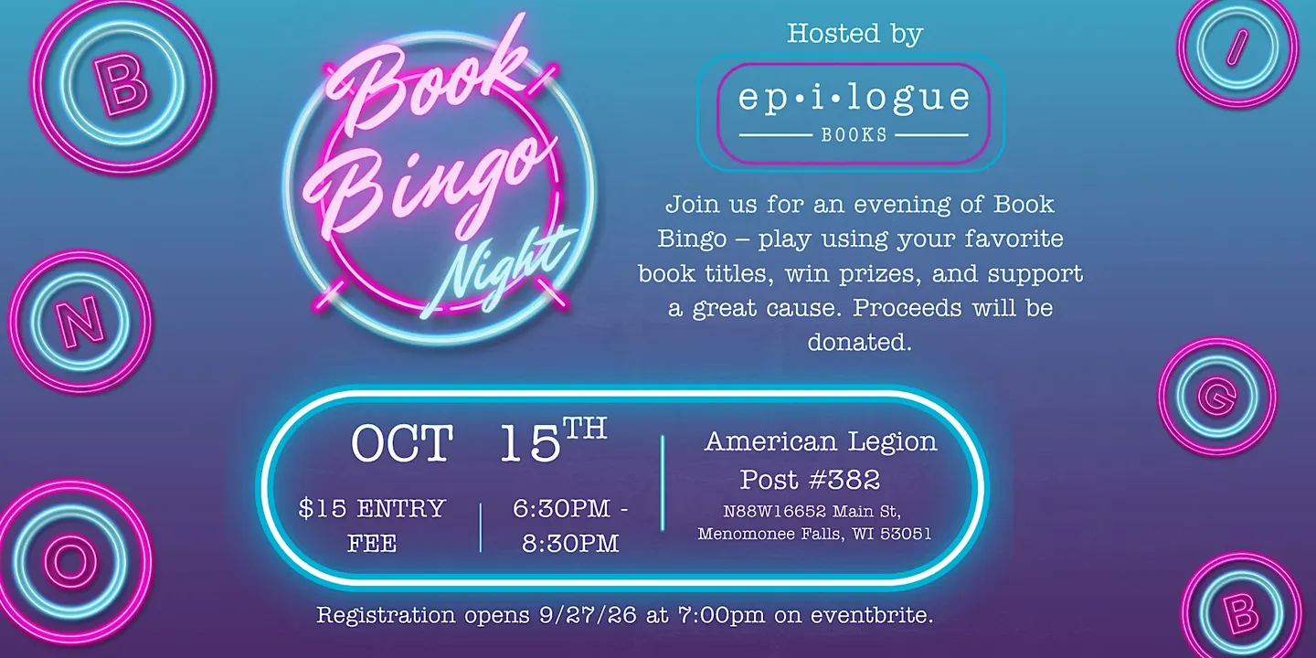 Book Bingo Night