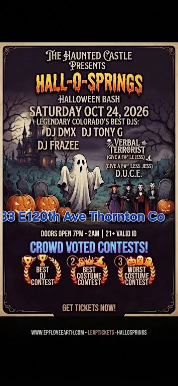 HALLOSPRINGS AT THE HAUNTED CASTLE