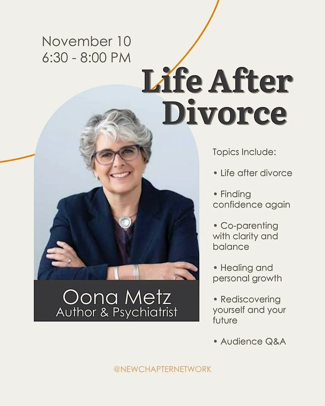 A Conversation About Life After Divorce with Unhitched author, Oona Metz