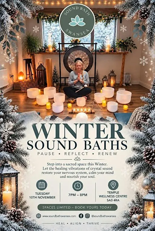 Winter Sound Bath at Temple Wellness Parkmill