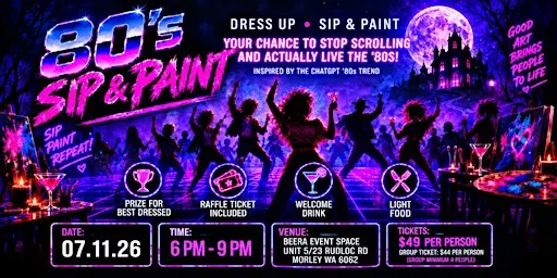 80'S SIP N PAINT