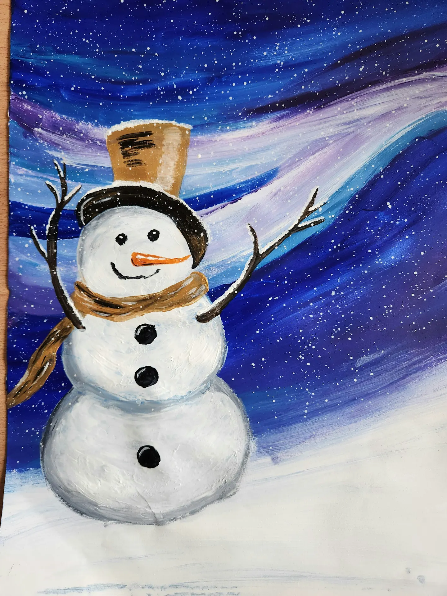 Paint & Fizz - Snowman