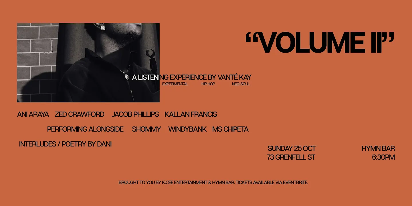 VOLUME II: LISTENING EXPERIENCE BY VANTÉ KAY